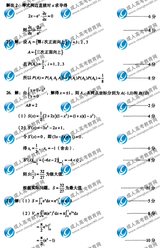 08��ȫ�����˸߿�ר�����������������⼰��